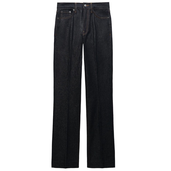 ZARA HIGH RISE BOOTCUT ZW COLLECTION JEANS size 4 - Picture 3 of 10